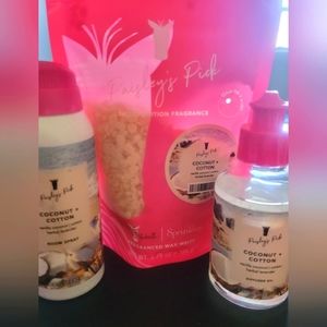 Coconut & cotton trio set